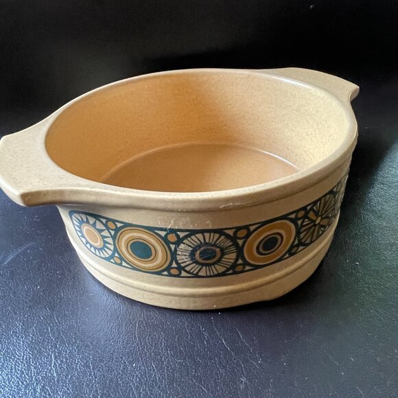 Vintage 70s Kiln Craft Staffordshire Ironstone Bacchus Casserole Dish - Picture 7 of 10